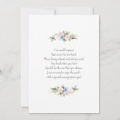 Geslacht Openheid Boho Arch Uitnodiging (Achterkant)