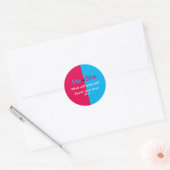 Geslacht Ronde Sticker (Envelop)