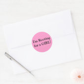 Geslacht Ronde Sticker (Envelop)