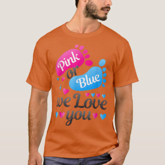 Geslacht Roze of Blauw onthullen We houden van je  T-shirt