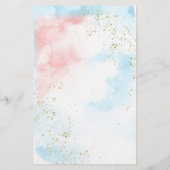 Geslacht Spel | wenst de baby (Achterkant)