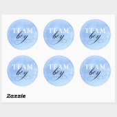 Geslacht Teams Ronde Sticker (Vel)