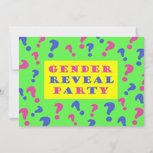 Geslacht Uitnodiging van partij openbaar maken (Voorkant)