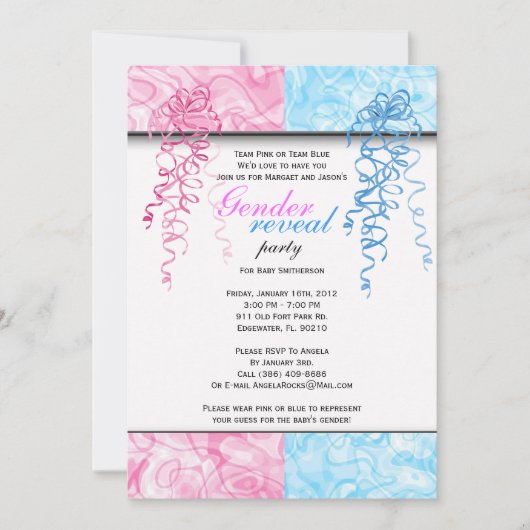 Geslacht Uitnodiging van partij openbaar maken (Voorkant)