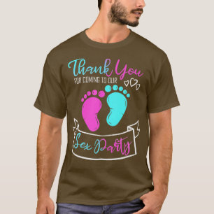 Geslacht van de partij t-shirt