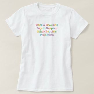 Geslacht Voornaamwoorden T-shirt, LGBTQ Pride Graf T-shirt