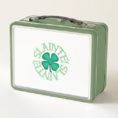 Geslachte witte en groene lunchbox (Achterkant)
