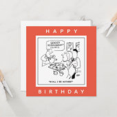 Geslachtsherschikking Klinische Cartoon Kaart (Voorkant / Achterkant in situ)