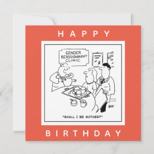 Geslachtsherschikking Klinische Cartoon Kaart