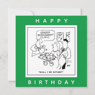 Geslachtsherschikking Klinische Cartoon Kaart