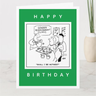 Geslachtsherschikking Klinische Cartoon Kaart