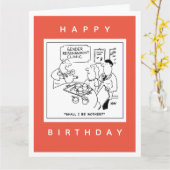 Geslachtsherschikking Klinische Cartoon Kaart (Gele Bloem)