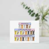 Geslachtshertoewijzing Speedy Recovery Briefkaart (Staand voorkant)