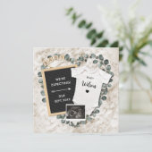 Geslachtsneutraal Social Media Zwangerschap Aankondiging (Staand voorkant)