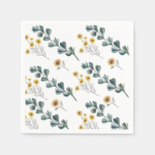 Geslachtsneutrale Boho BABY SHOWER WATERVERF Servet