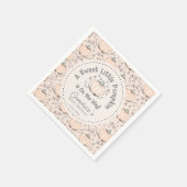 Geslachtsneutrale crème Little Pumpkin Baby shower Servet (Hoek)