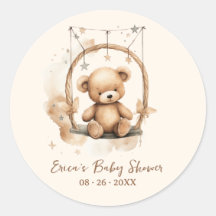 Geslachtsneutrale, teddybeer baby shower