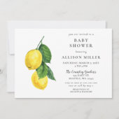 Geslachtsonafhankelijke babyshower uitnodiging met (Voorkant)