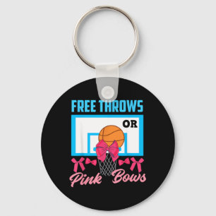 Geslachtsonthulling Gooit Of Roze Strikken Honkbal Sleutelhanger