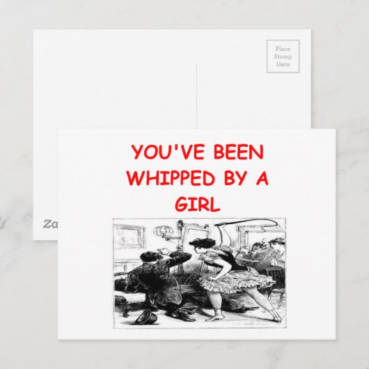 geslagen briefkaart (Voorkant / Achterkant)