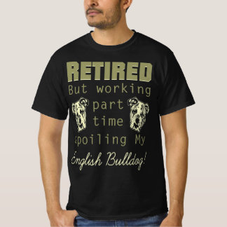 Gesleept Engels bulldog Gift T-shirt