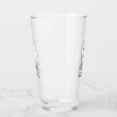 Geslepen geroten Samoyed Dog Cute Attitude Funding Glas (Links)