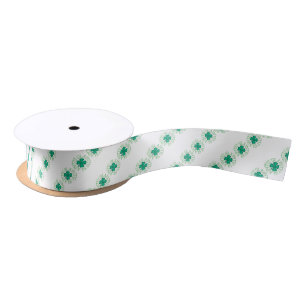 Gesleten witte lintspoel lint