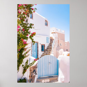 GESLOTEN BLAUWE GATE POSTER