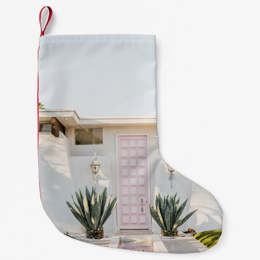 Gesloten deur kleine kerstsok (Voorkant)