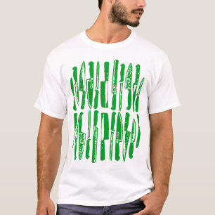 Gesloten en gediceerd - Groen gras T-shirt
