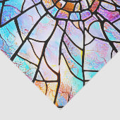 Gesloten Glas in lood-effect debetpapier Tissuepapier (Detail)