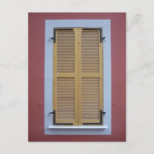 gesloten luiken briefkaart (Voorkant)