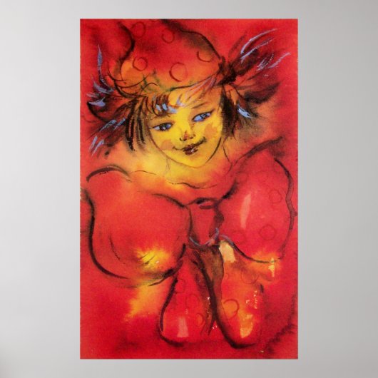 GESLOTEN MET RODE RIBBON POSTER (Voorkant)