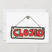 Gesloten teken uitnodigingen (Voorkant)