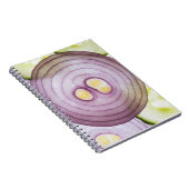 Gesloten uien notitieboek (Rechterzijde)