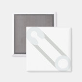 gesloten veiligheidspeld magneet (Voorkant / Achterkant)