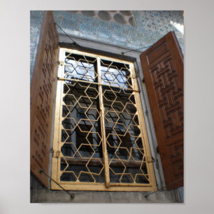 Gesloten venster poster