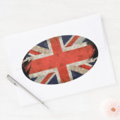 Gesmeedde Uniefacter Ovale Sticker (Envelop)