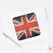 Gesmeedde Uniefacter Vierkante Sticker (Envelop)