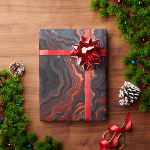 Gesmolten aderen cadeaupapier