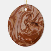 Gesmolten chocolaatvormer keramisch ornament (Links)