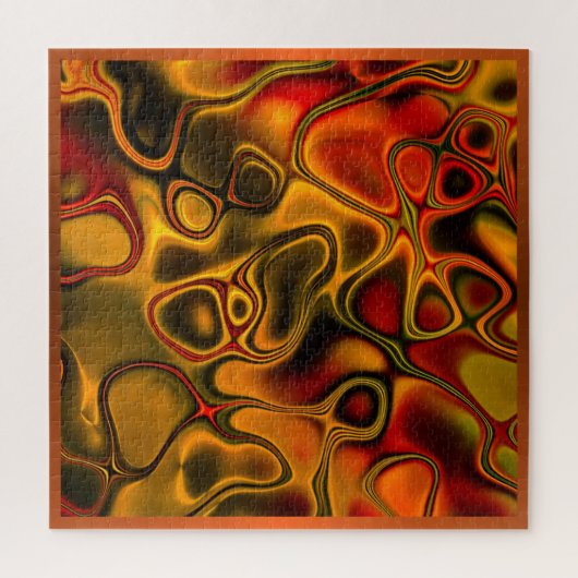 Gesmolten chocolade Puzzle Legpuzzel (Verticaal)