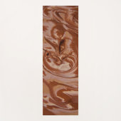 Gesmolten chocoladetextuur yogamat (Voorkant)