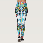 Gesmolten crayola splatter leggings (Achterkant)
