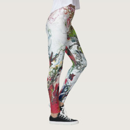 Gesmolten Crayon Serie - Acryl giet gebruikt als Leggings