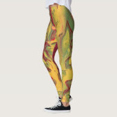 Gesmolten Crayon Serie - acrylverf als Leggings (Links)