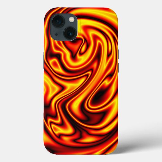 Gesmolten goud Case-Mate iPhone case (Achterkant)