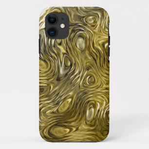 Gesmolten "Gouden" print iPhone hoesje