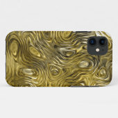 Gesmolten "Gouden" print iPhone hoesje (Achterkant (horizontaal))