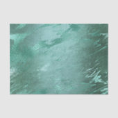 Gesmolten Jade | Emerald Groen Luxe Marmer Tissuepapier (Voorkant)